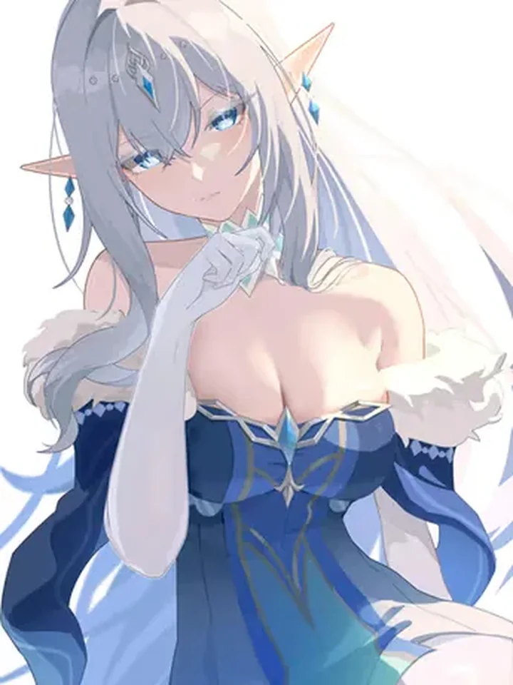 Iris, fictional adult AI girlfriend character portrait